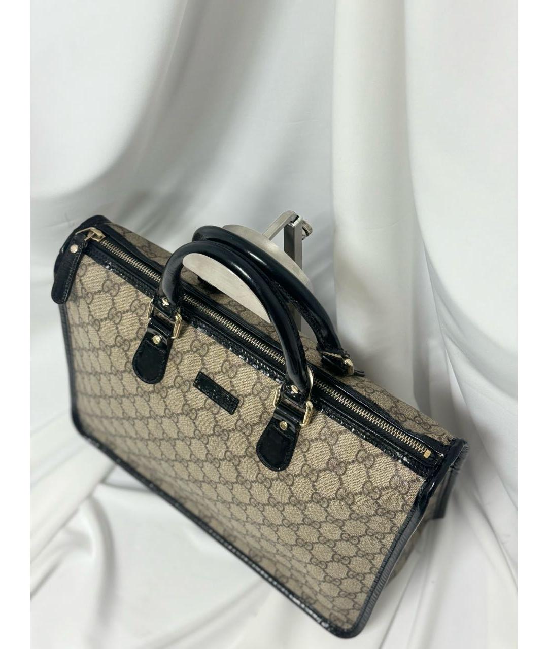 GUCCI Бежевая сумка с короткими ручками, фото 5