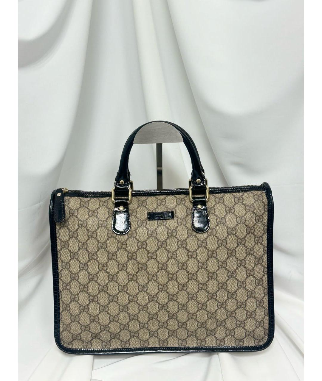 GUCCI Бежевая сумка с короткими ручками, фото 7