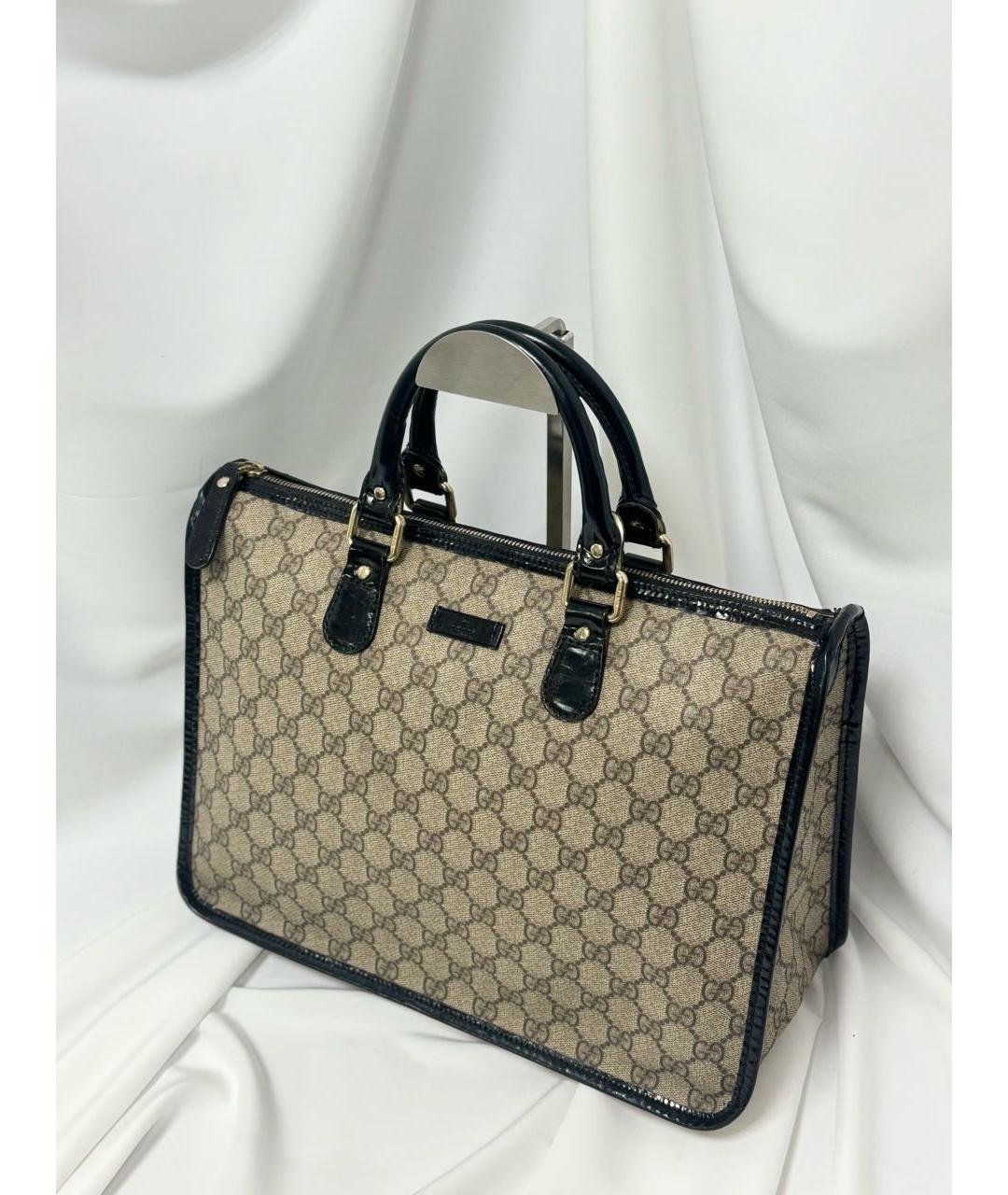 GUCCI Бежевая сумка с короткими ручками, фото 3