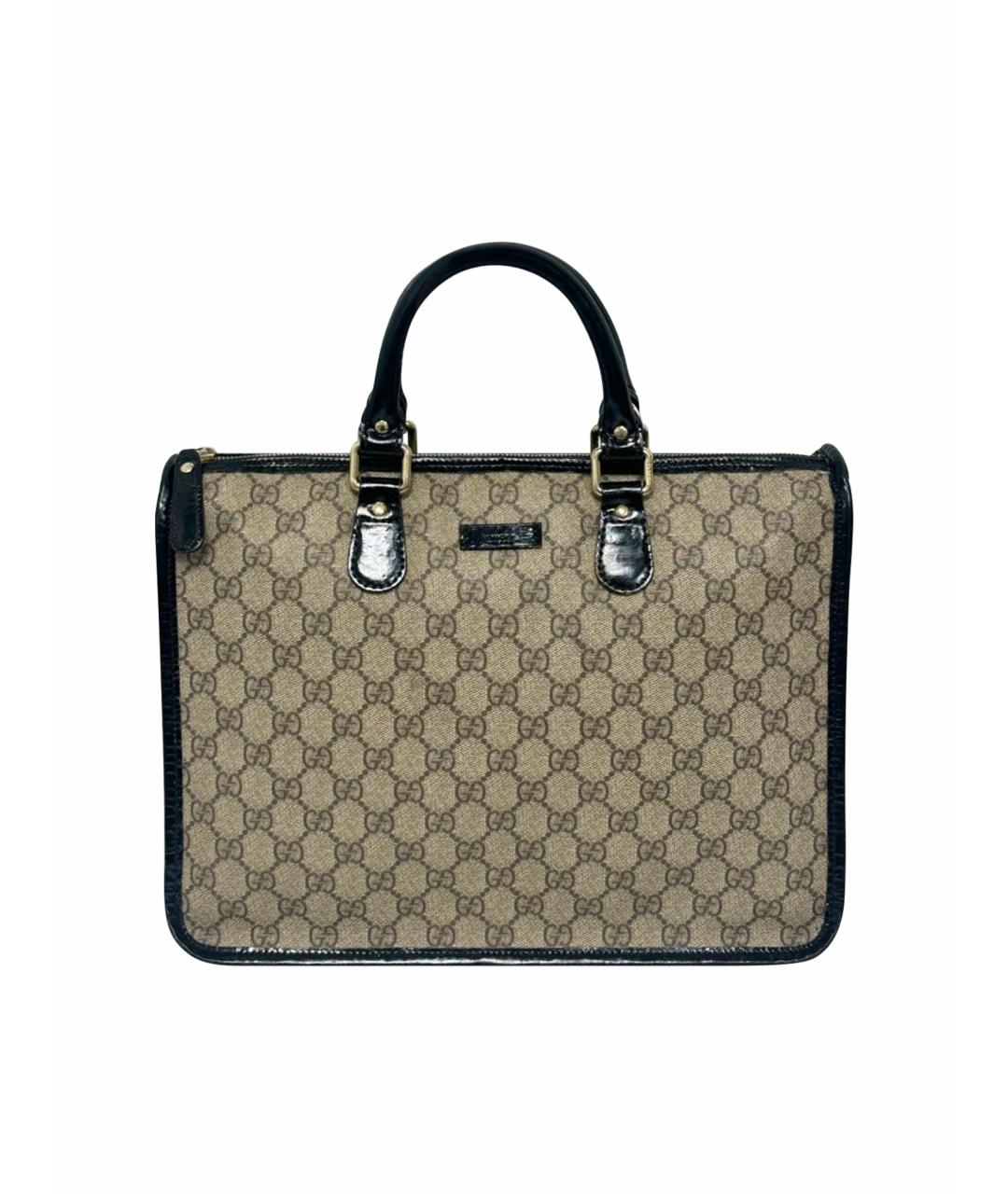 GUCCI Бежевая сумка с короткими ручками, фото 1
