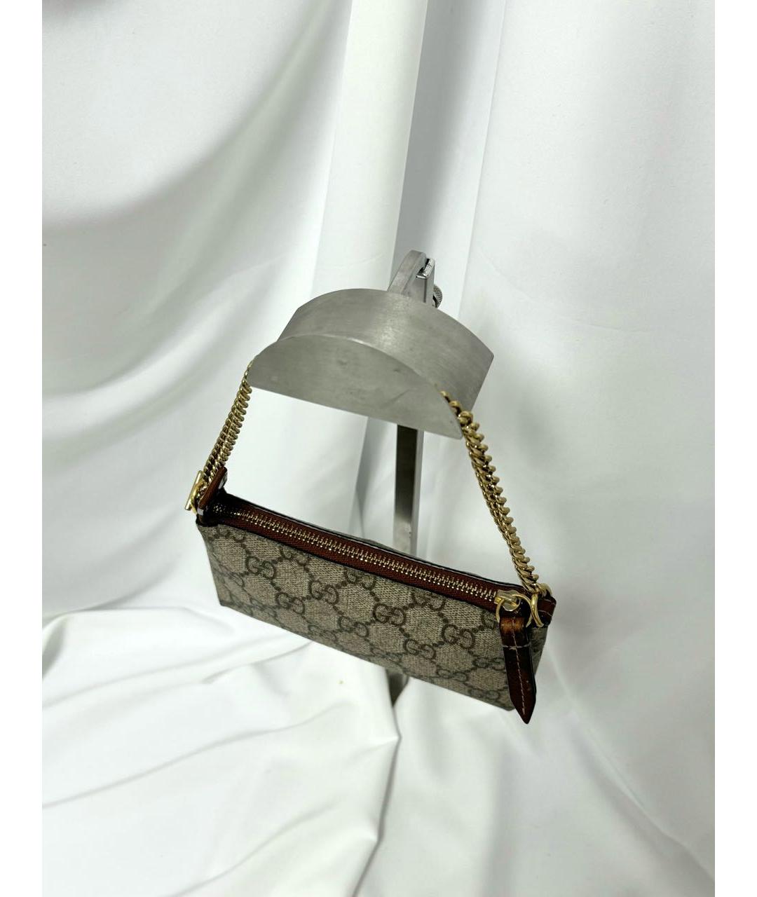 GUCCI Бежевая сумка с короткими ручками, фото 2