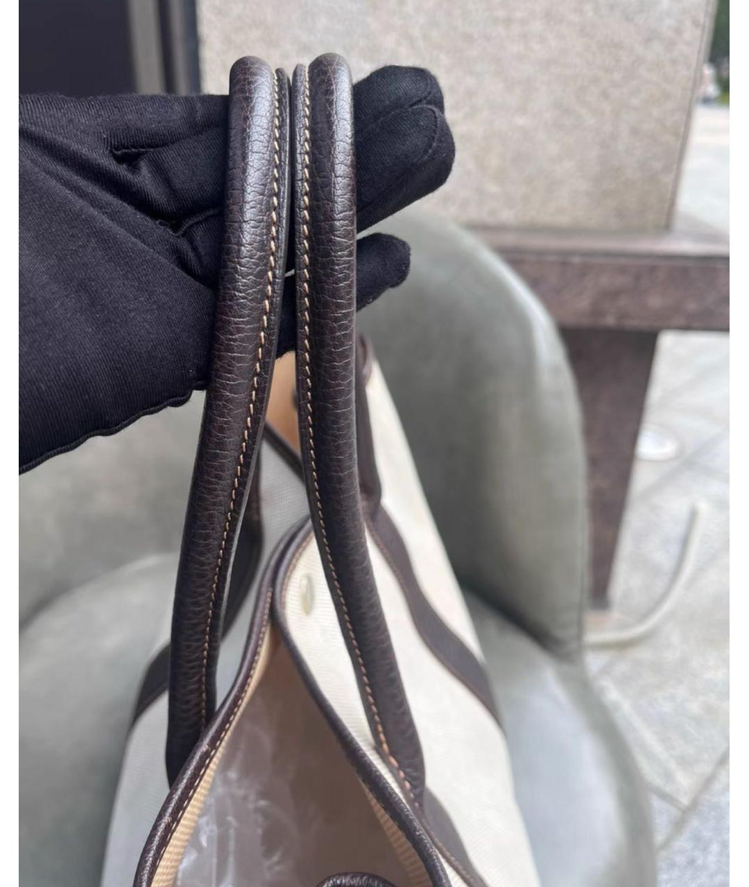 HERMES Бежевая сумка тоут, фото 5