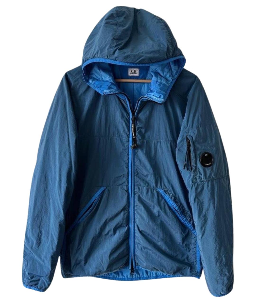 CP COMPANY Голубая полиэстеровая куртка, фото 1