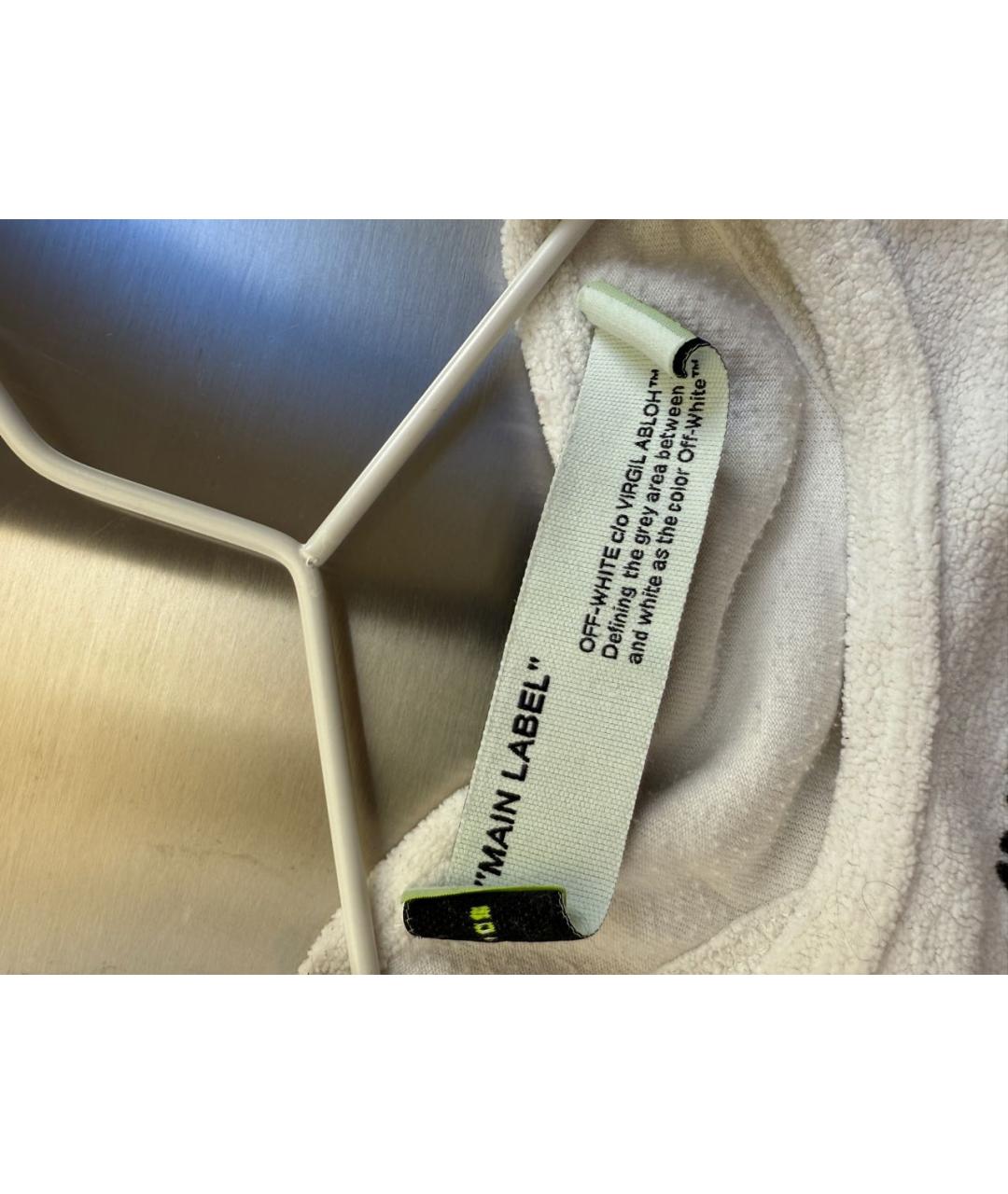 OFF-WHITE Белая хлопковая майка, фото 3