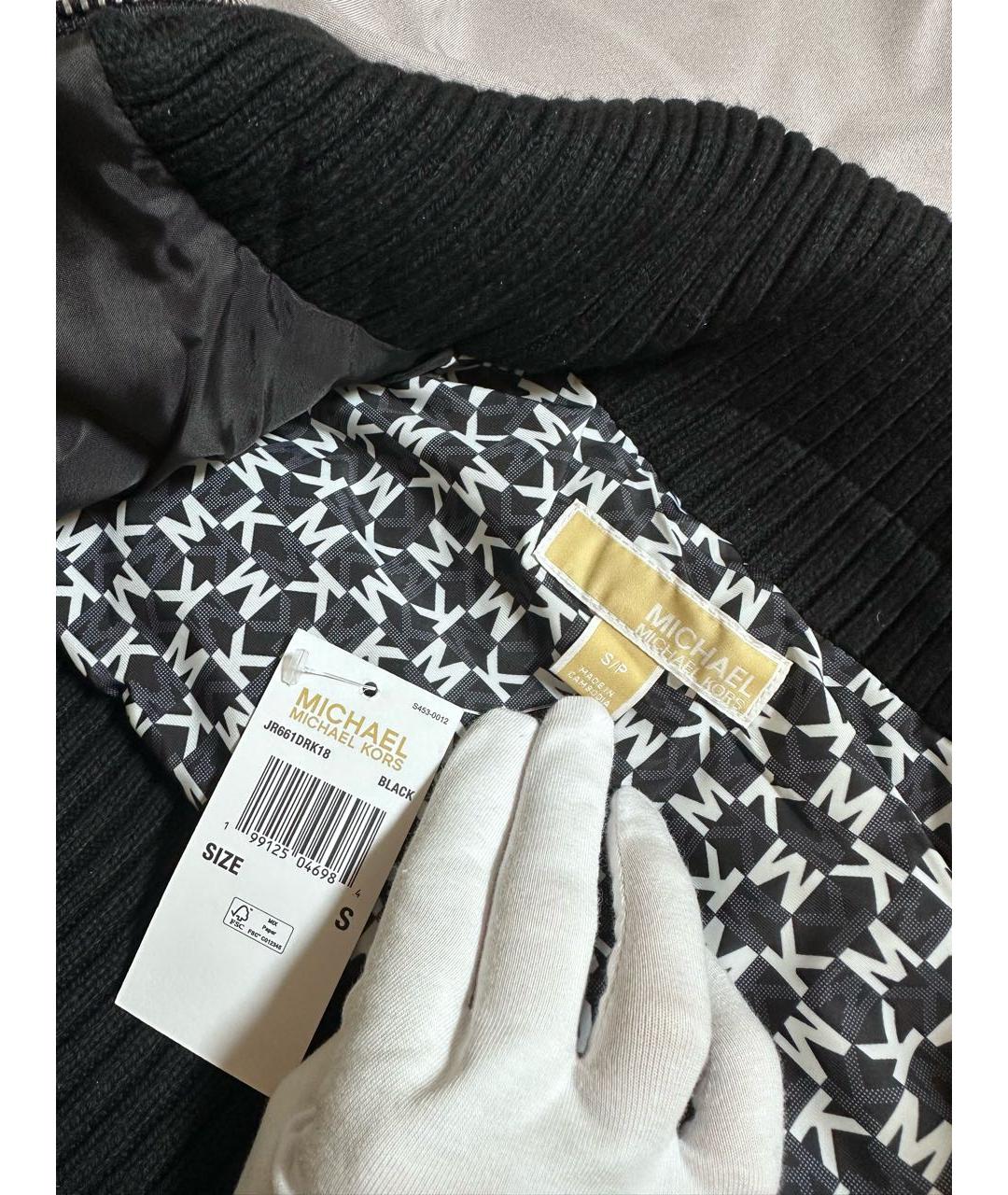 MICHAEL KORS Черная хлопковая куртка, фото 4