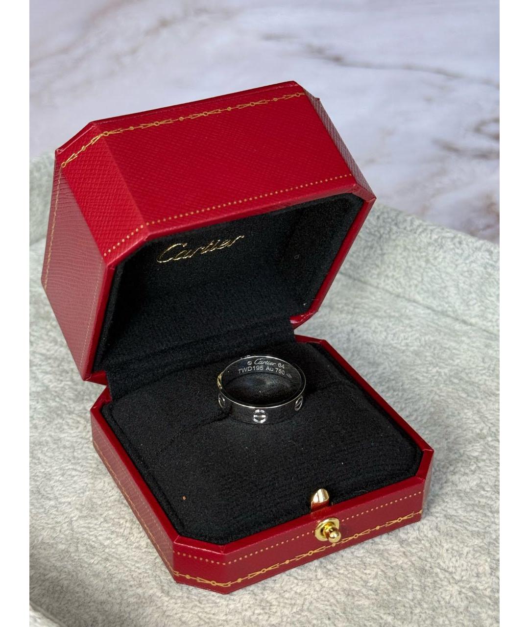 CARTIER Белое кольцо из белого золота, фото 5