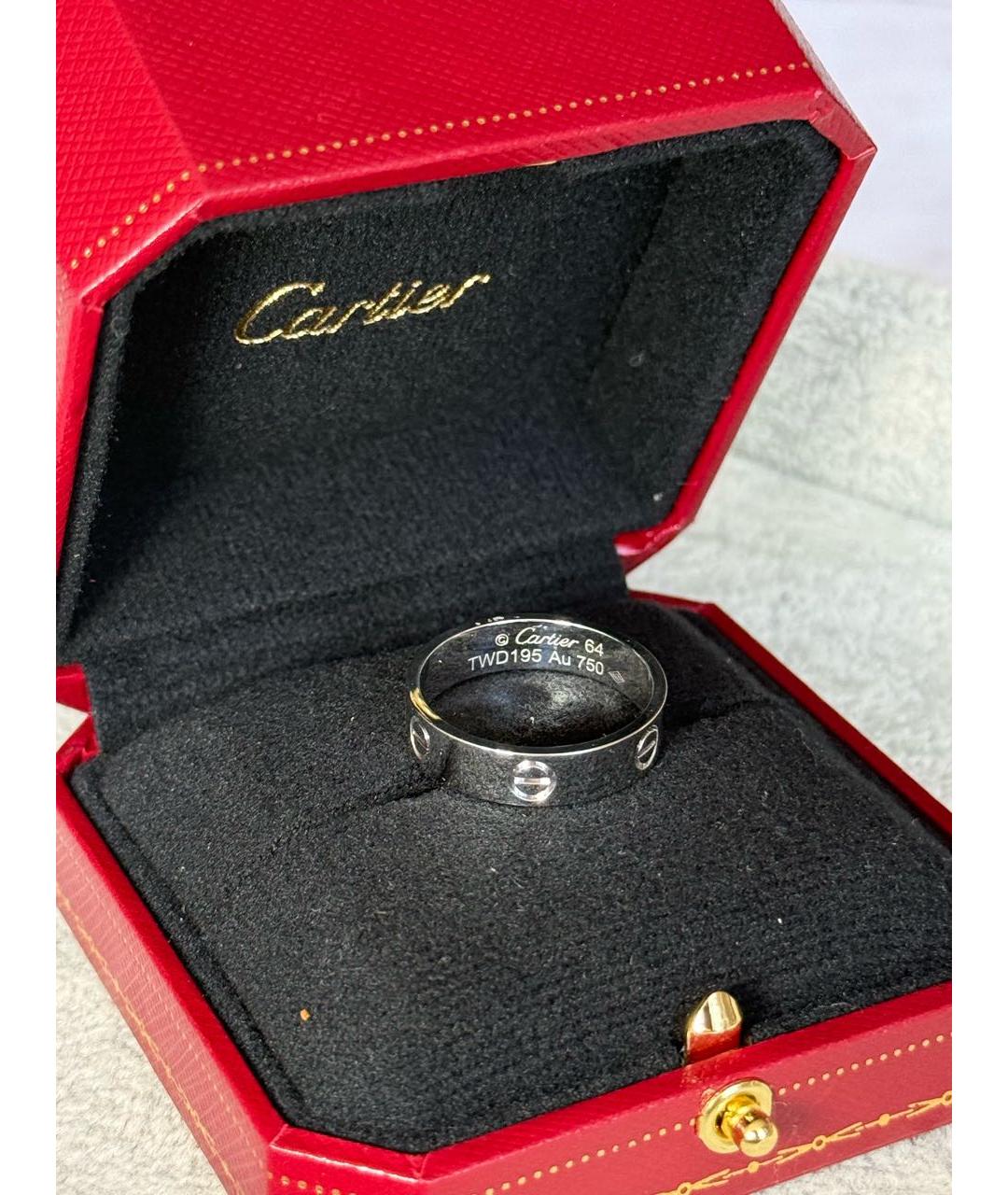 CARTIER Белое кольцо из белого золота, фото 2