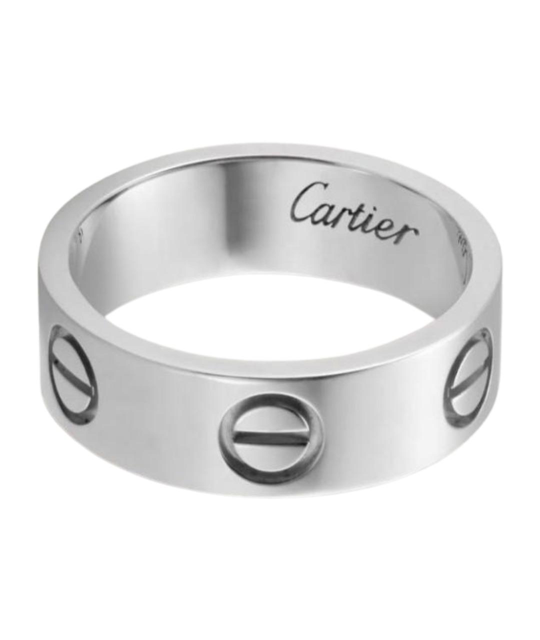 CARTIER Белое кольцо из белого золота, фото 1