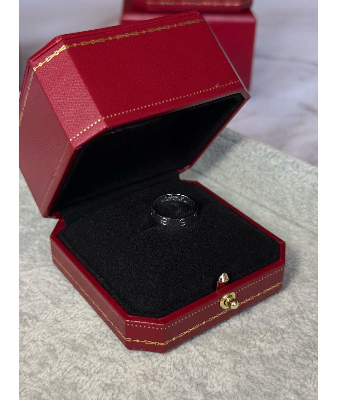 CARTIER Белое кольцо из белого золота, фото 3