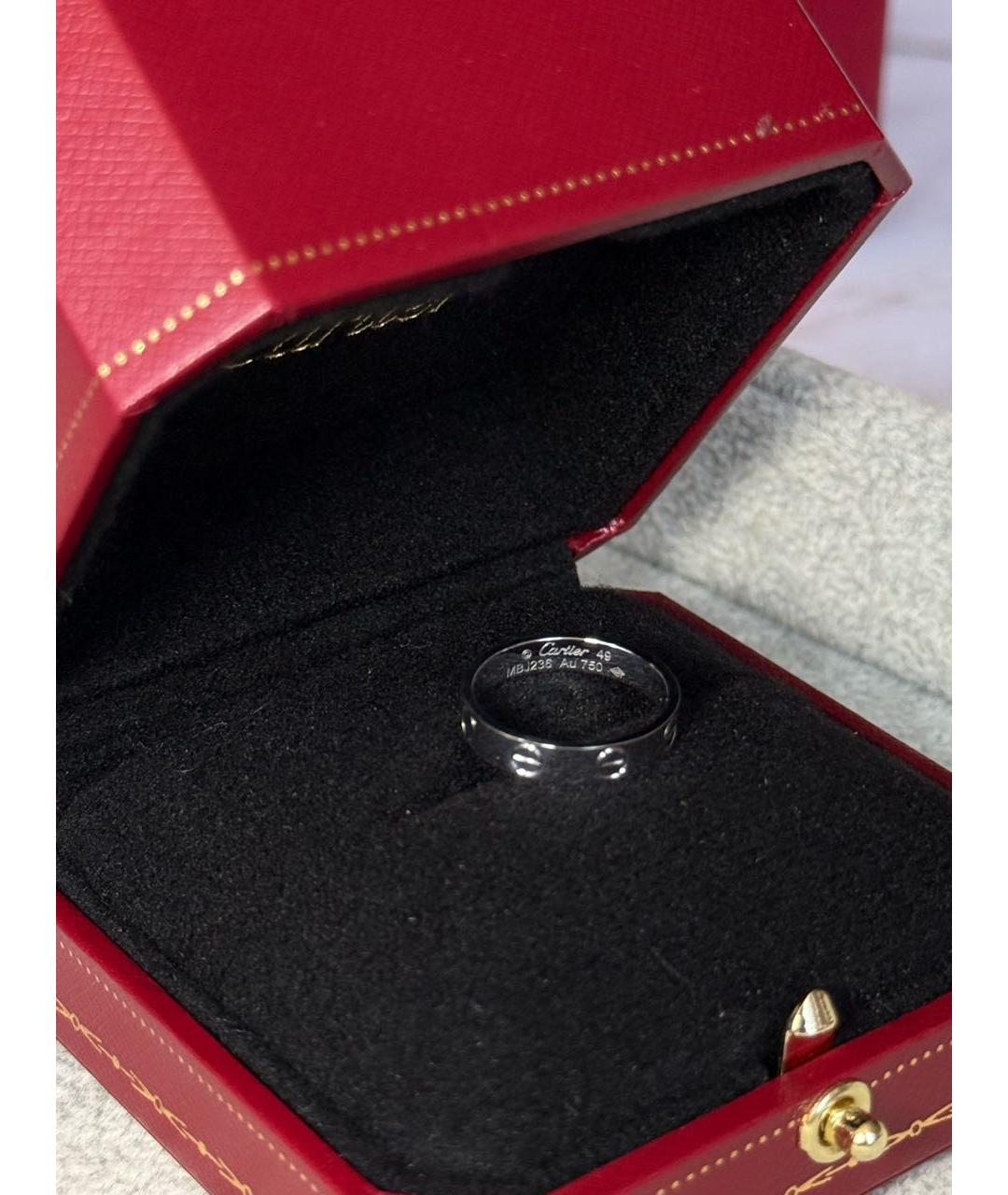 CARTIER Белое кольцо из белого золота, фото 5