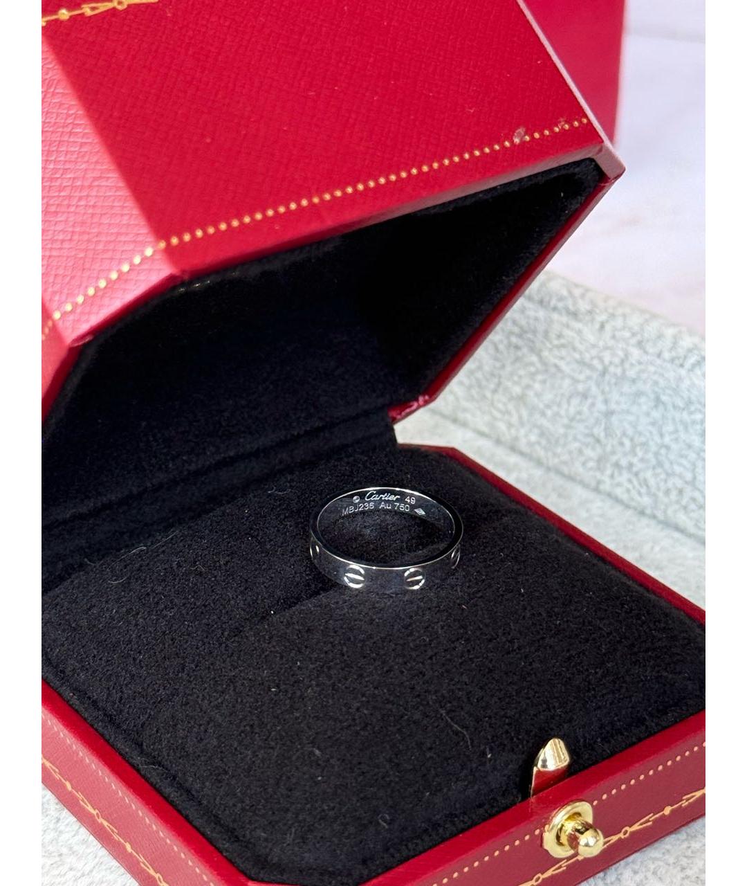 CARTIER Белое кольцо из белого золота, фото 4