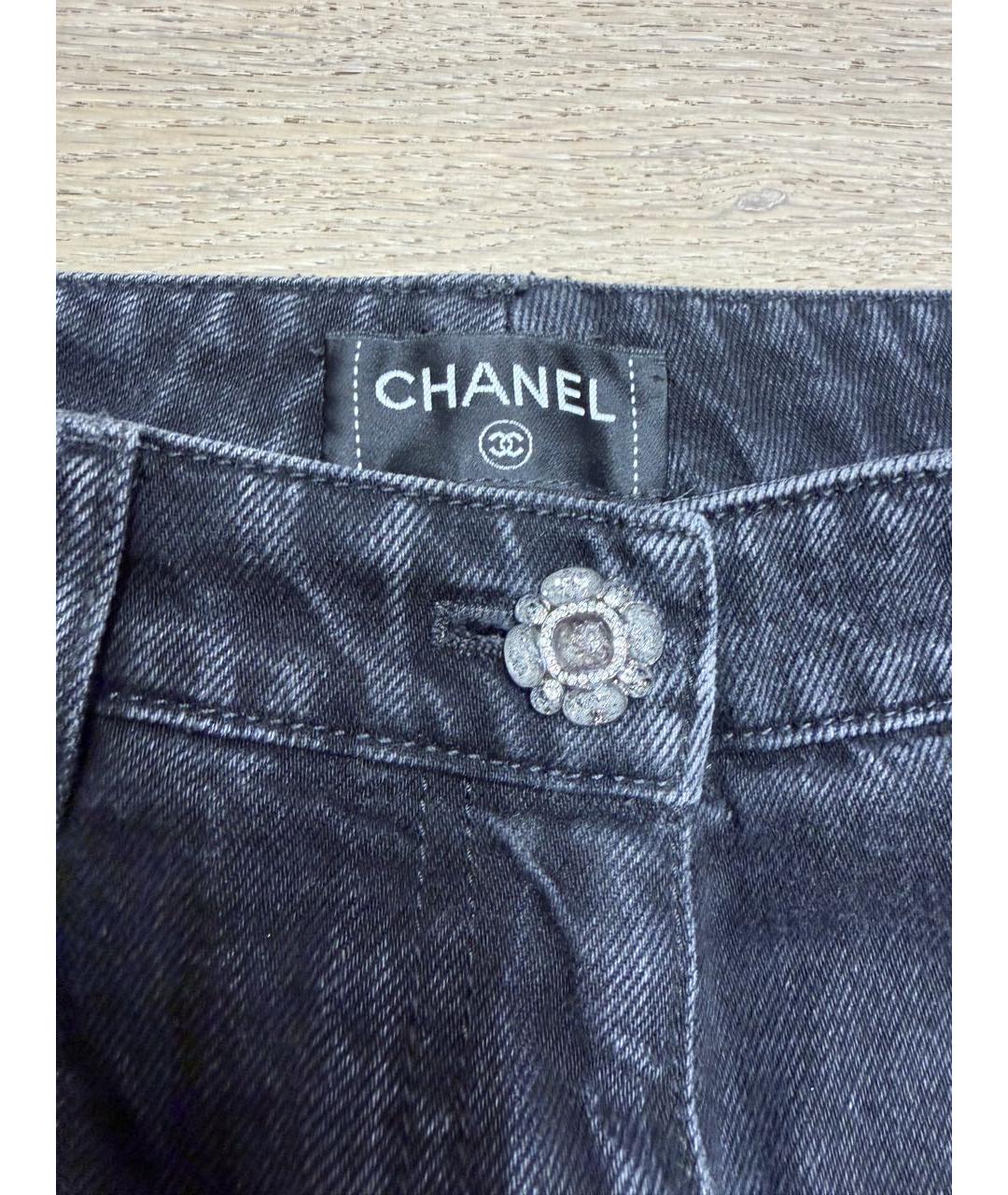 CHANEL Темно-синие прямые джинсы, фото 2