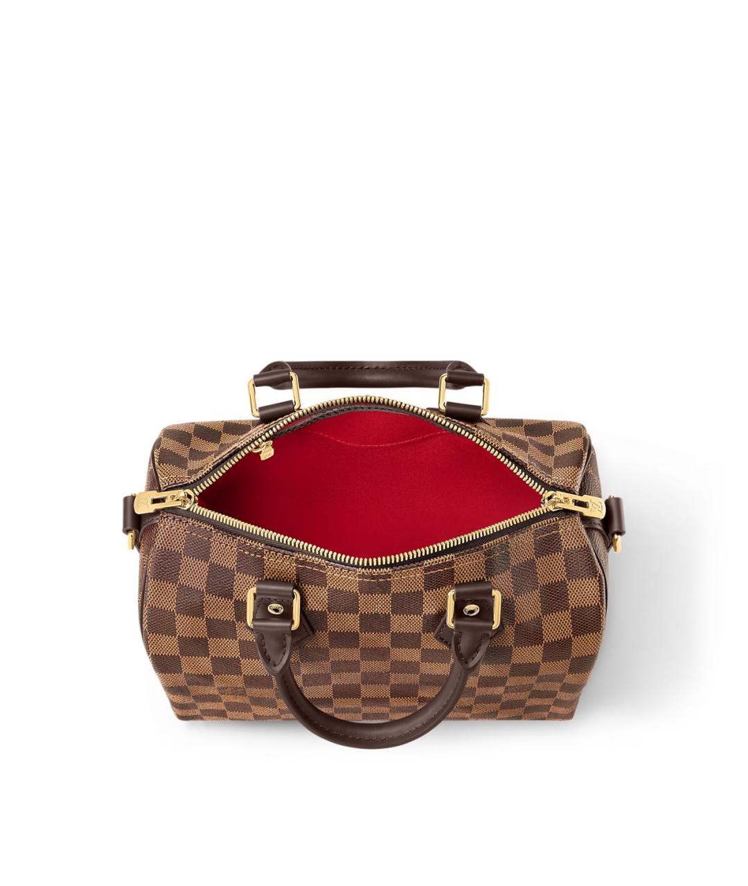 LOUIS VUITTON Коричневая сумка с короткими ручками, фото 3