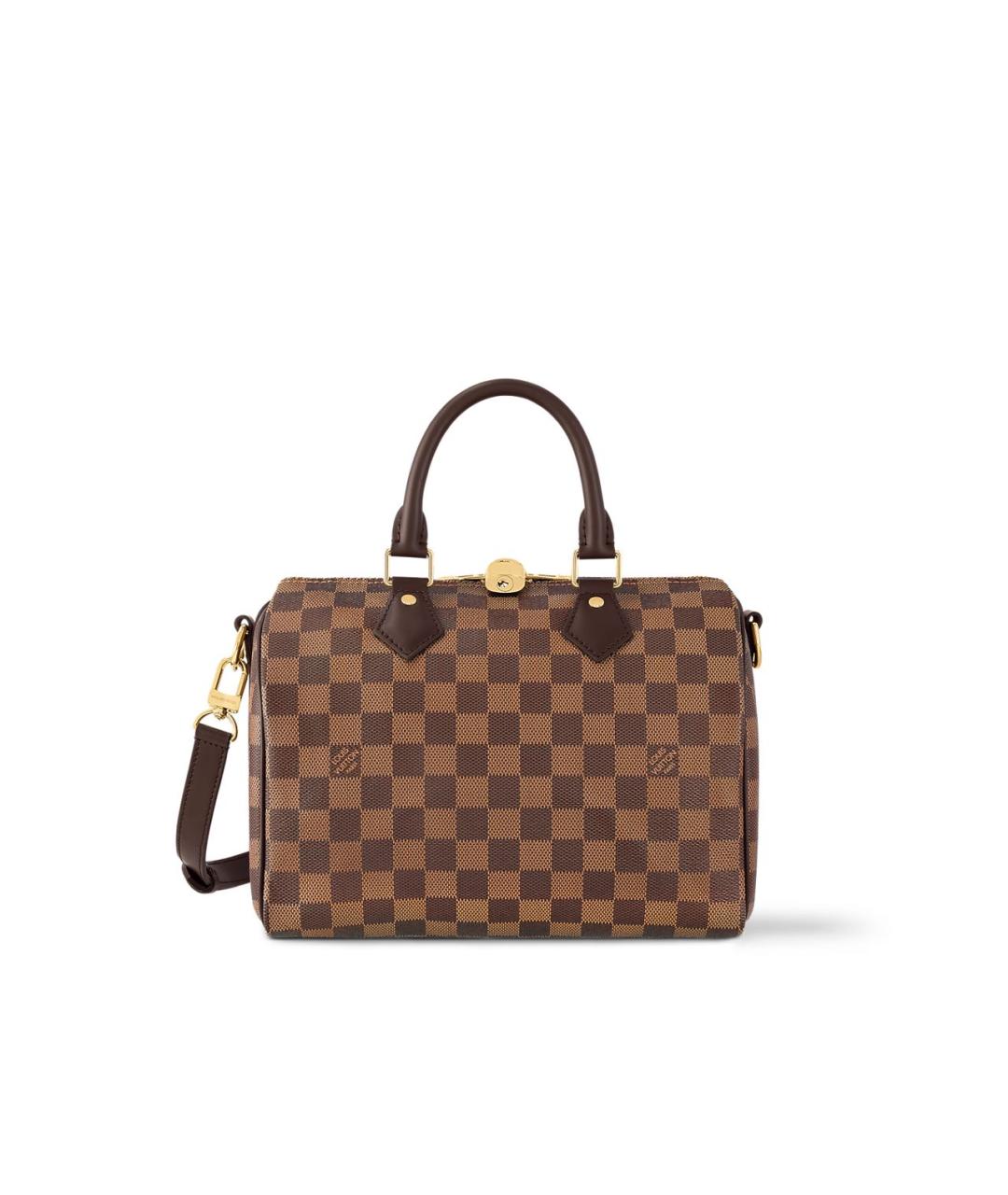LOUIS VUITTON Коричневая сумка с короткими ручками, фото 6