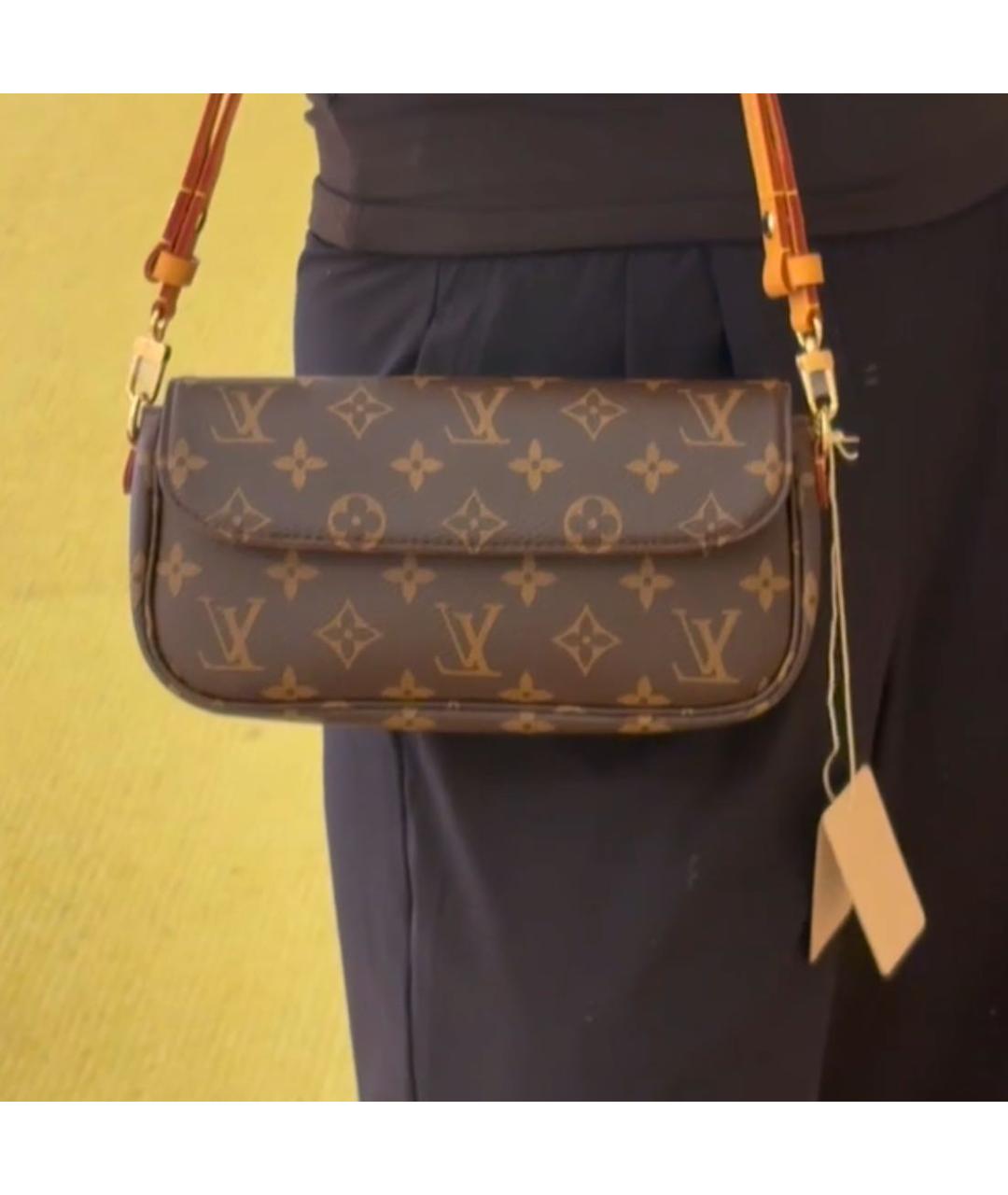 LOUIS VUITTON Коричневая сумка через плечо, фото 5