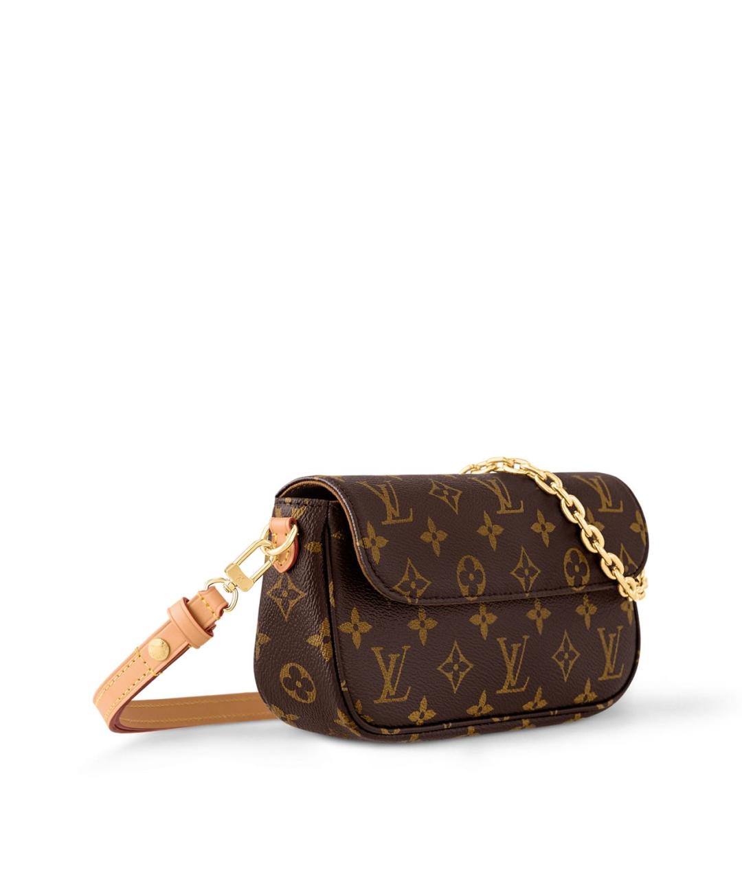 LOUIS VUITTON Коричневая сумка через плечо, фото 2