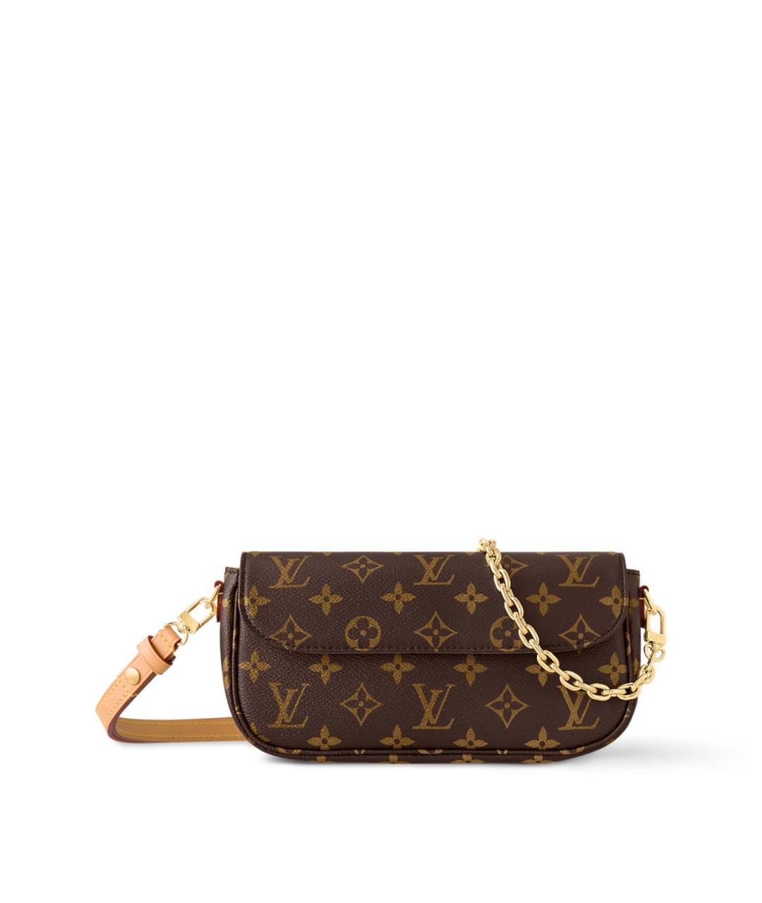 LOUIS VUITTON Коричневая сумка через плечо, фото 7