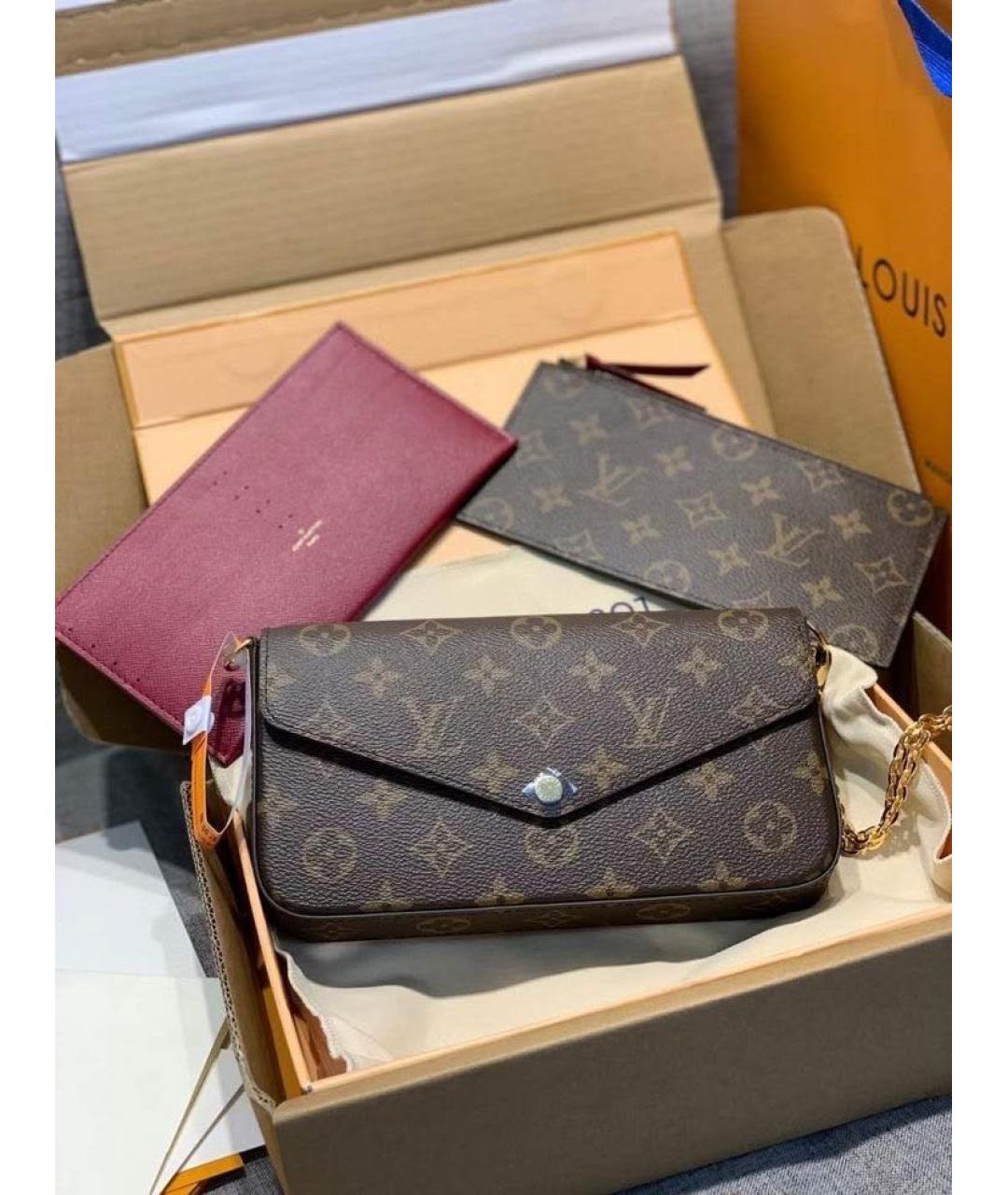LOUIS VUITTON Коричневая сумка через плечо, фото 6