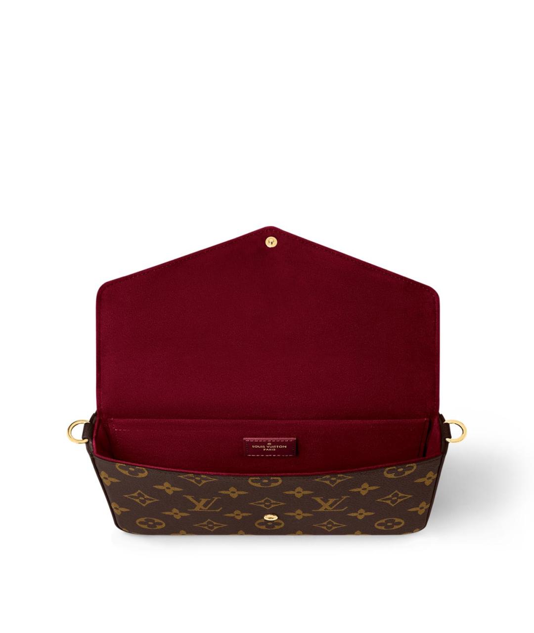 LOUIS VUITTON Коричневая сумка через плечо, фото 3