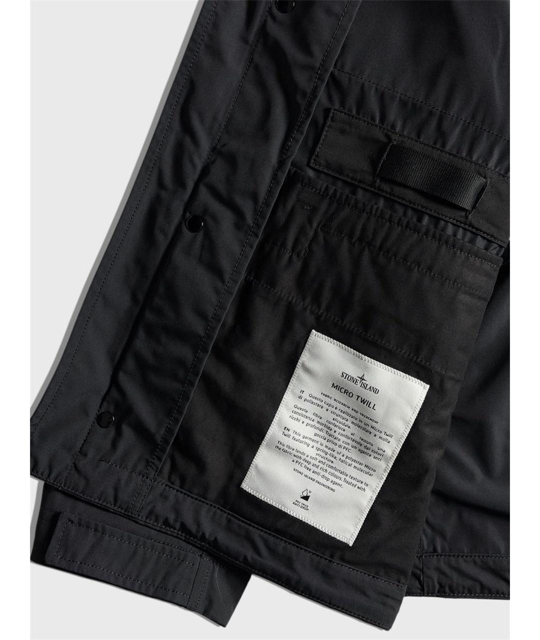 STONE ISLAND Черная куртка, фото 6