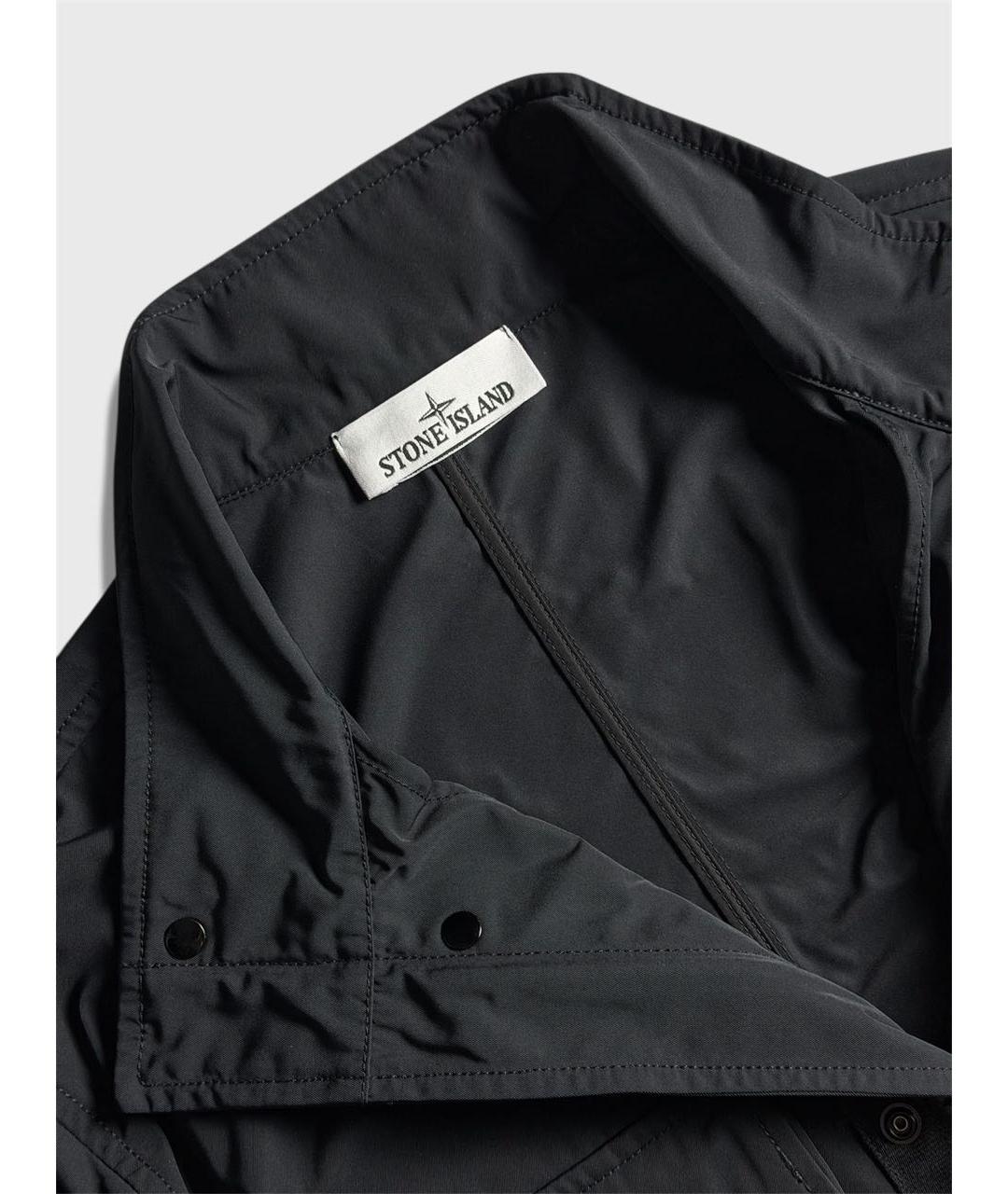 STONE ISLAND Черная куртка, фото 3