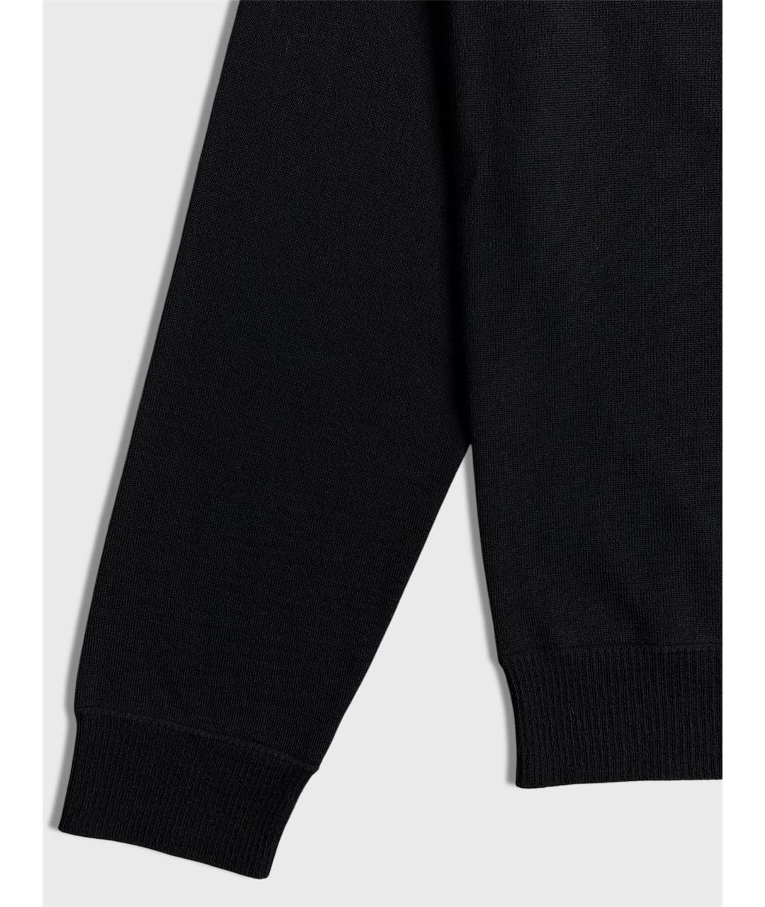 STONE ISLAND Черный шерстяной джемпер / свитер, фото 5