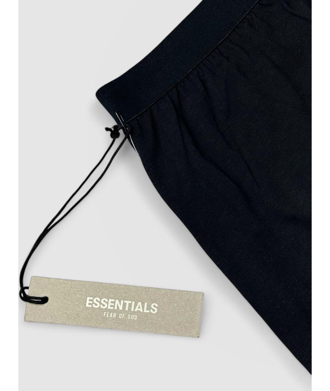 FEAR OF GOD ESSENTIALS Черные хлопковые леггинсы и велосипедки, фото 2