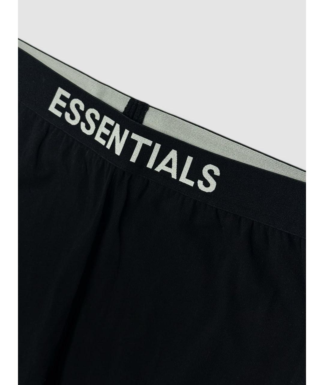 FEAR OF GOD ESSENTIALS Черные хлопковые повседневные брюки, фото 4