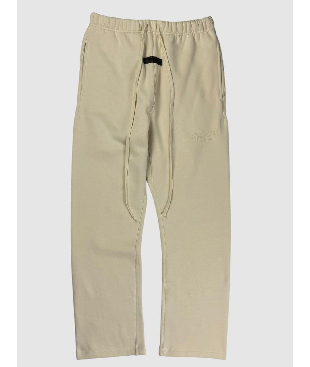 FEAR OF GOD ESSENTIALS Бежевые хлопковые повседневные брюки, фото 8