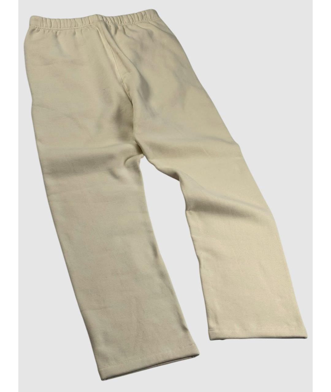FEAR OF GOD ESSENTIALS Бежевые хлопковые повседневные брюки, фото 3