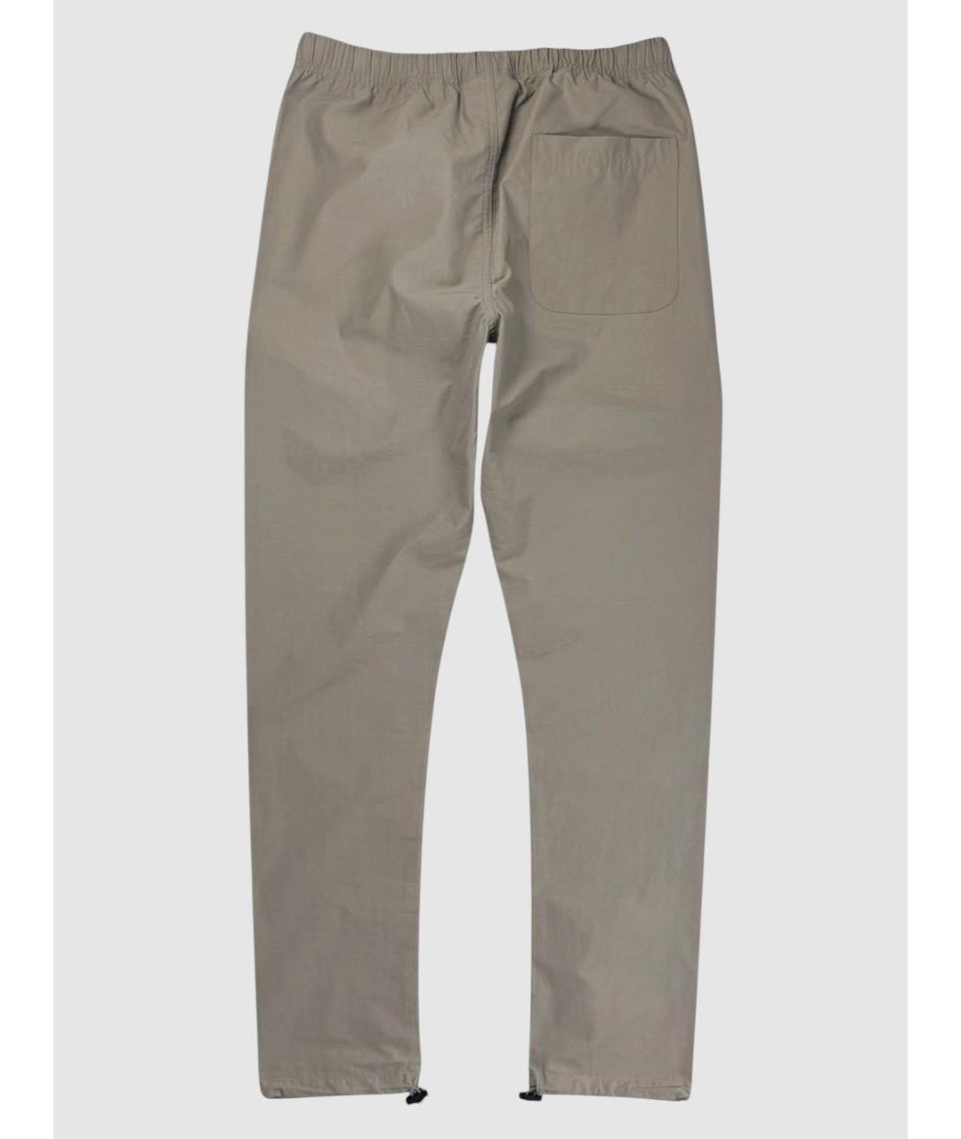 FEAR OF GOD ESSENTIALS Бежевые хлопковые повседневные брюки, фото 2