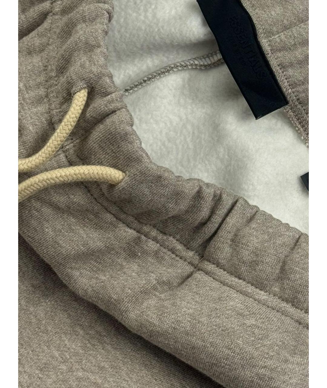 FEAR OF GOD ESSENTIALS Бежевые хлопковые шорты, фото 4