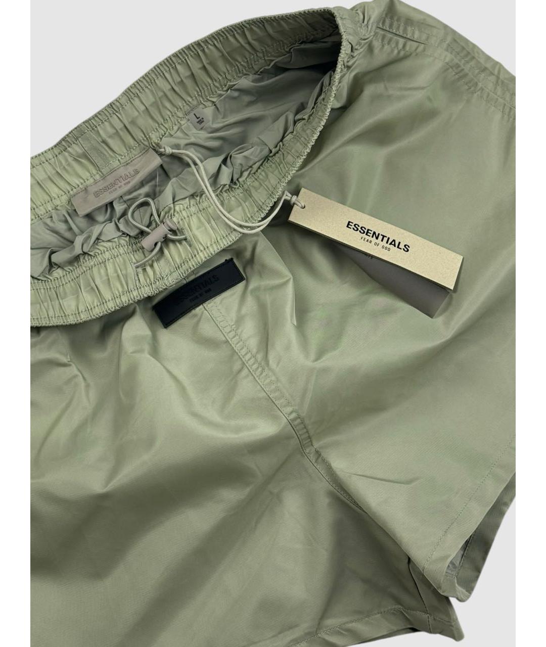 FEAR OF GOD ESSENTIALS Хаки шорты, фото 3