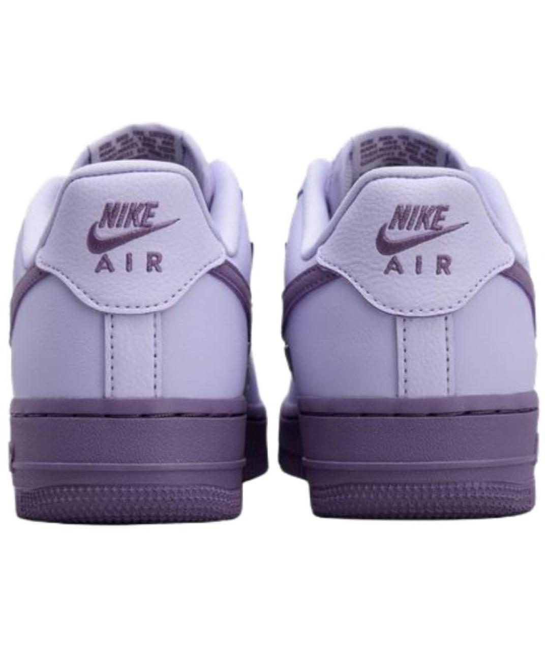 NIKE Фиолетовые кожаные кроссовки, фото 6