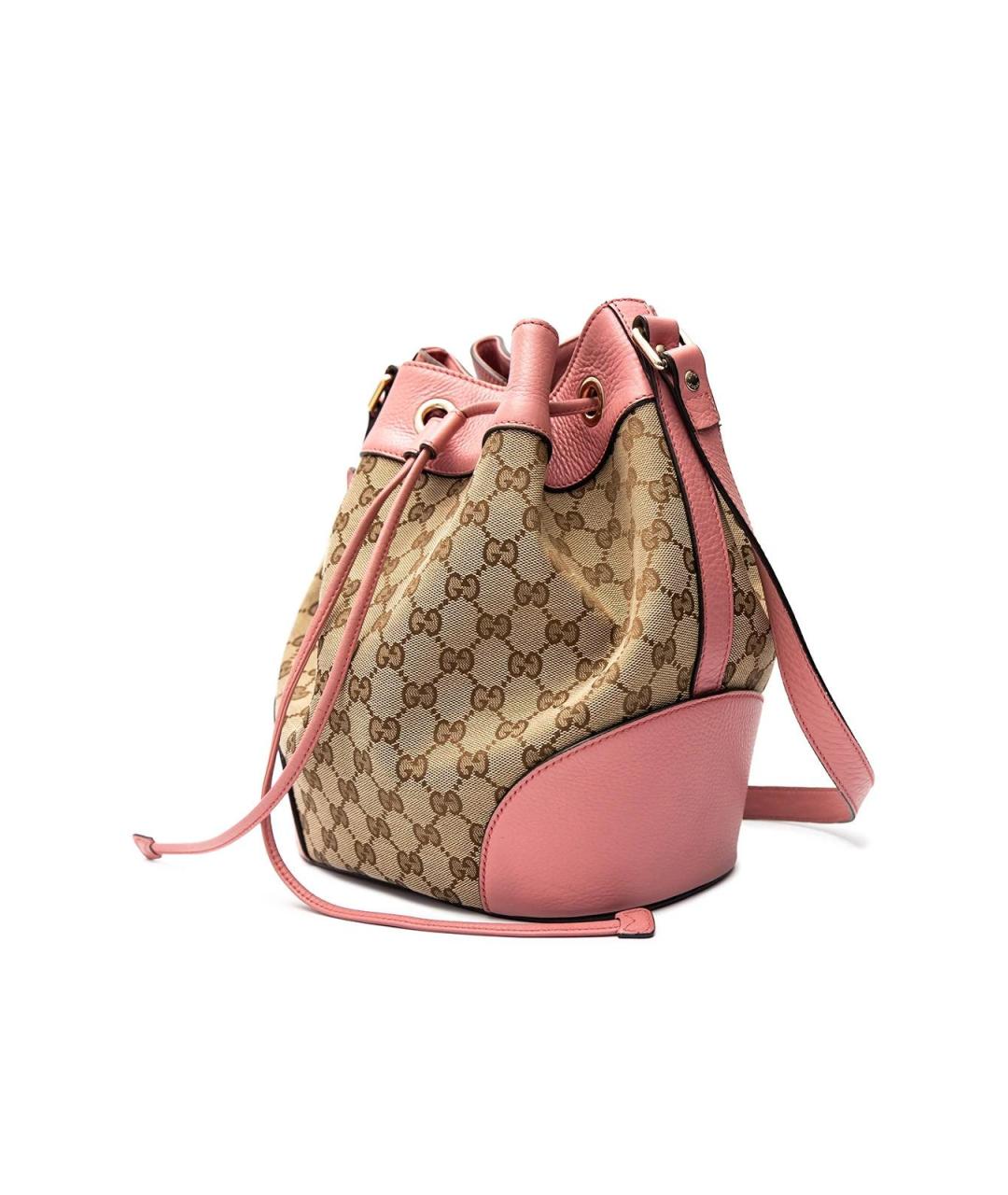 GUCCI Бежевая тканевая сумка тоут, фото 2