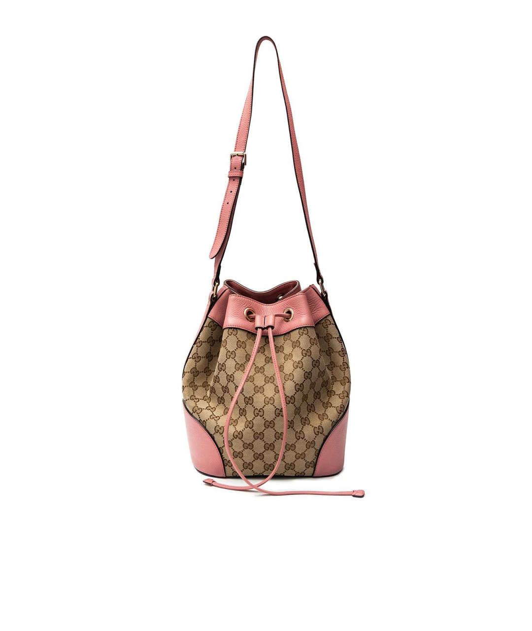 GUCCI Бежевая тканевая сумка тоут, фото 4