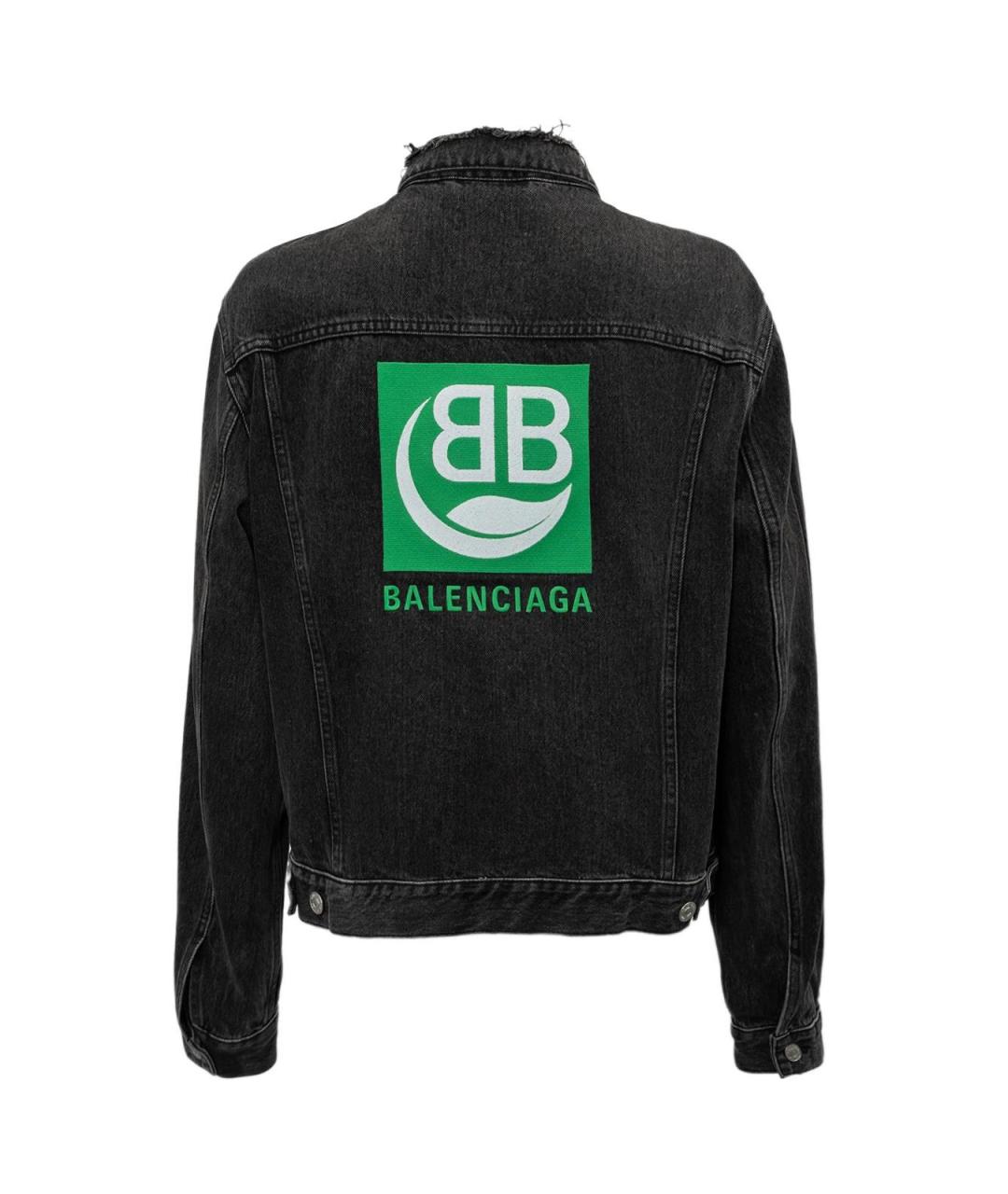 BALENCIAGA Серая хлопковая куртка, фото 2