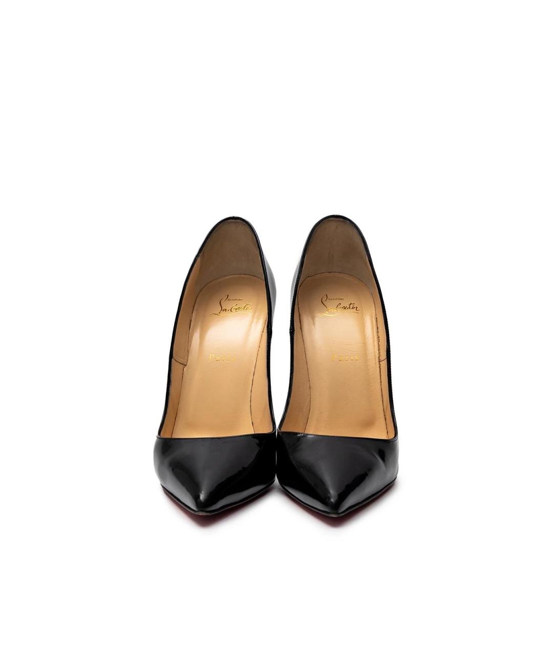 CHRISTIAN LOUBOUTIN Черные туфли из лакированной кожи, фото 4