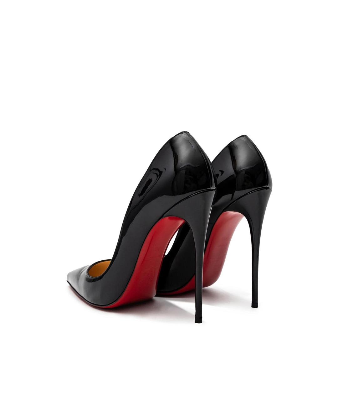 CHRISTIAN LOUBOUTIN Черные туфли из лакированной кожи, фото 3
