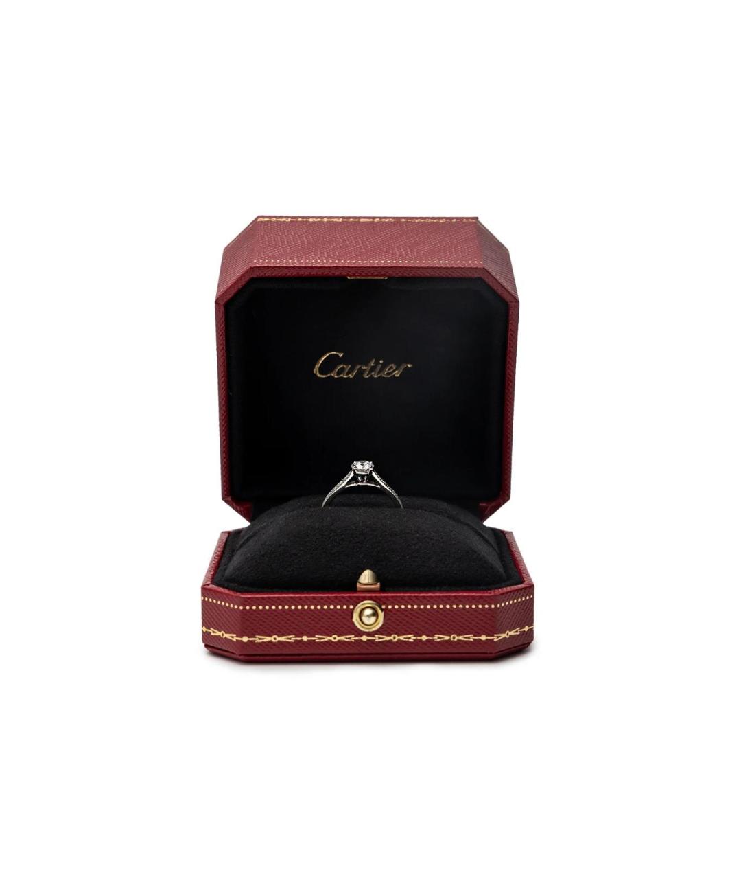 CARTIER Серебряное платиновое кольцо, фото 4