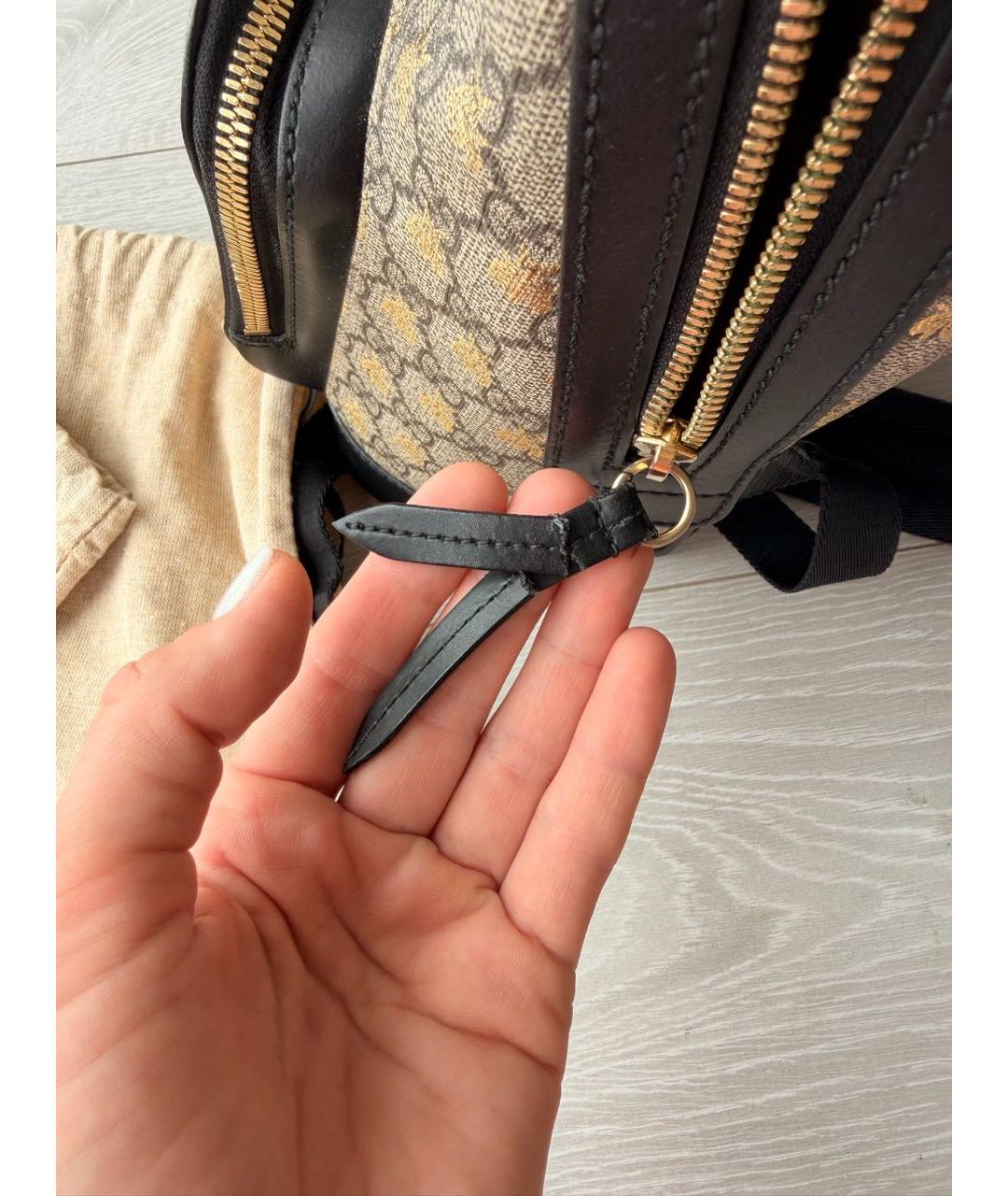 GUCCI Бежевый рюкзак, фото 8