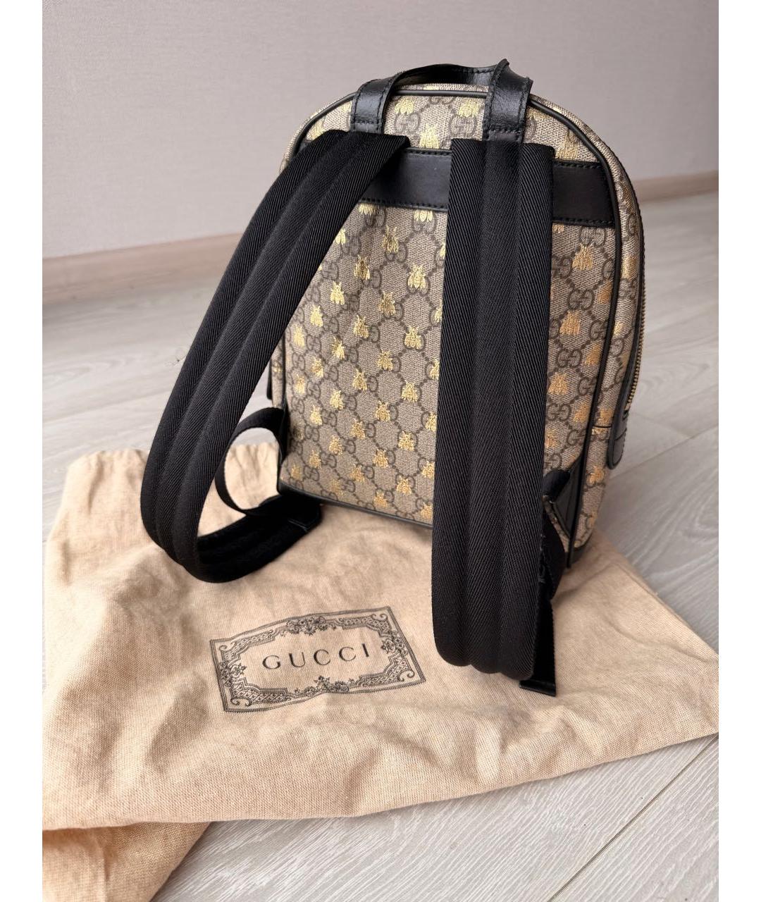 GUCCI Бежевый рюкзак, фото 3