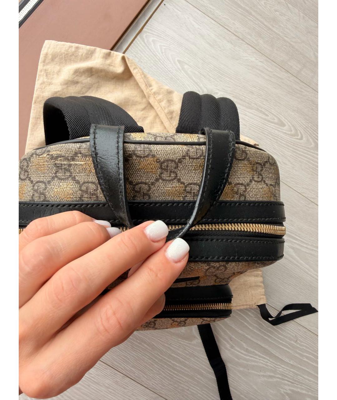 GUCCI Бежевый рюкзак, фото 6