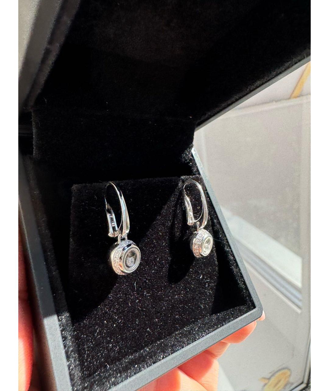 CHOPARD Серебряные серьги из белого золота, фото 2
