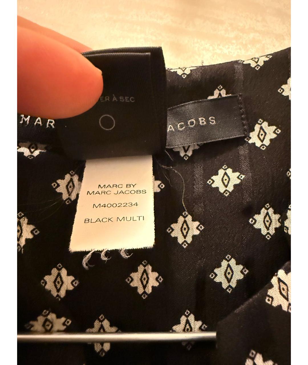MARC BY MARC JACOBS Черное шелковое платье, фото 3