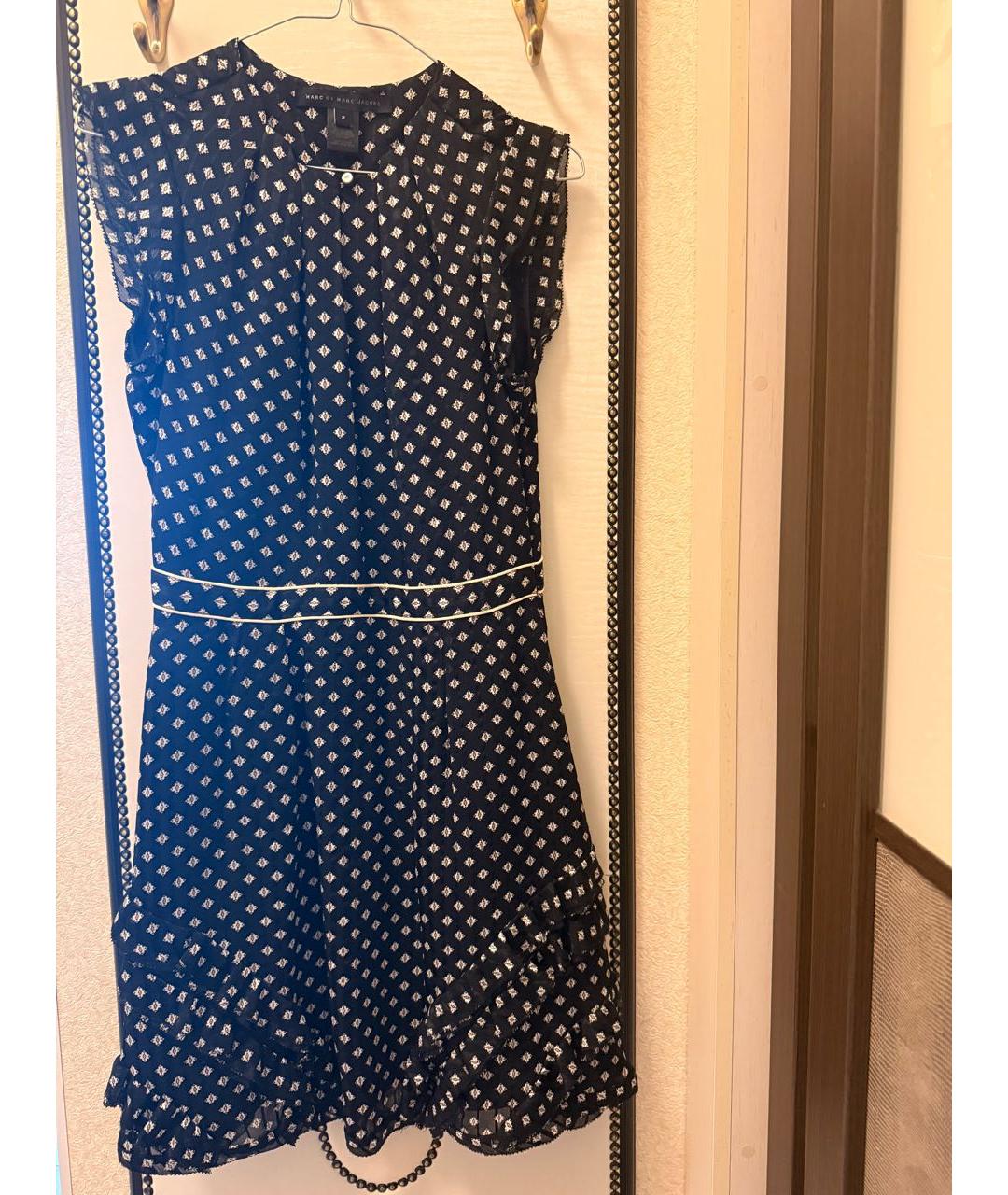 MARC BY MARC JACOBS Черное шелковое платье, фото 5