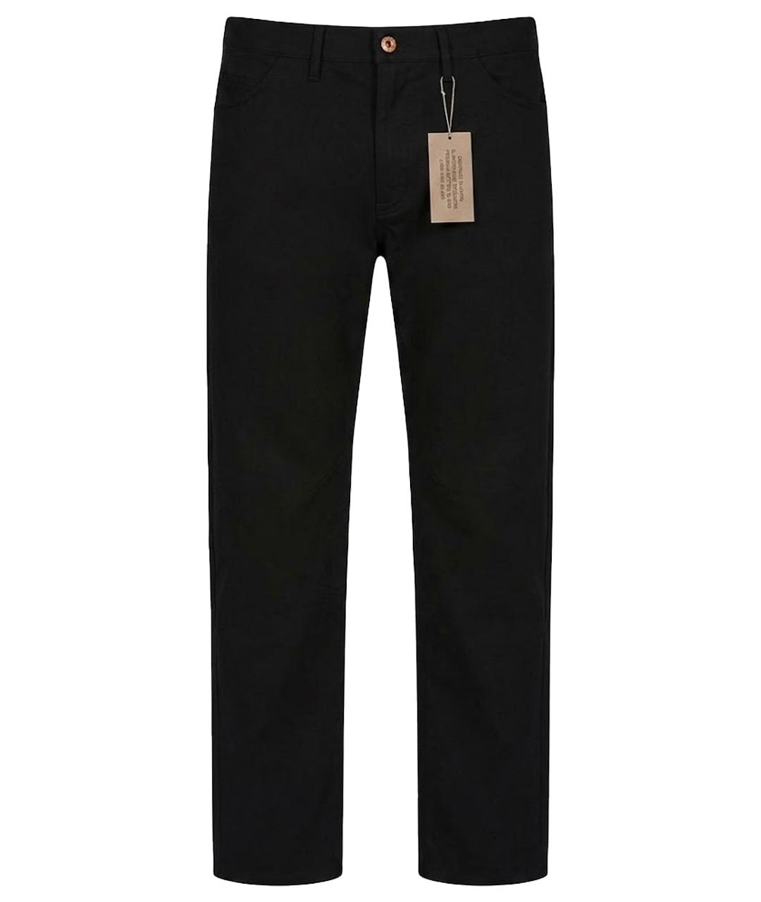 COMME DES GARÇONS HOMME PLUS Черные полиэстеровые повседневные брюки, фото 1