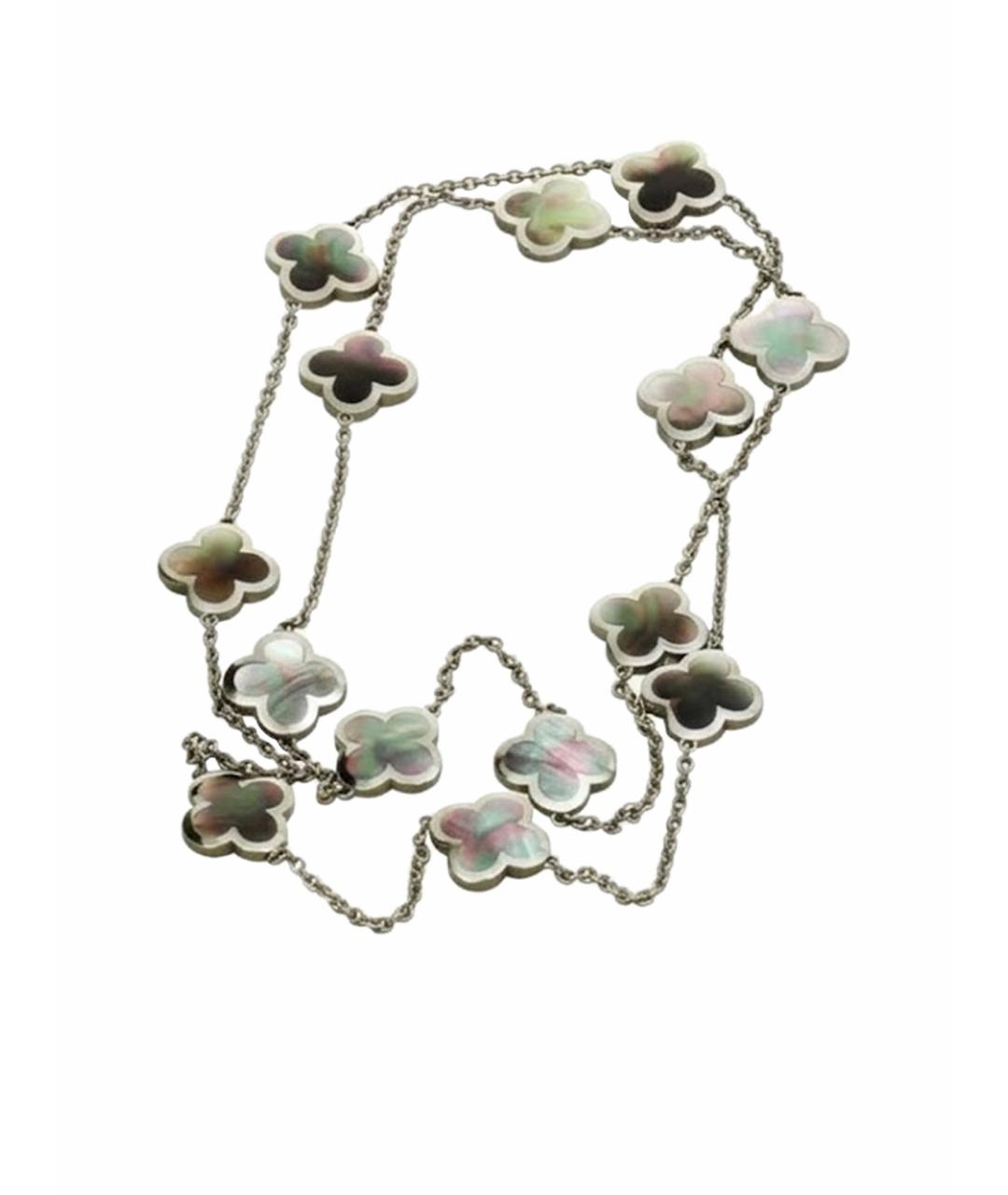 VAN CLEEF & ARPELS Антрацитовое колье из белого золота, фото 1