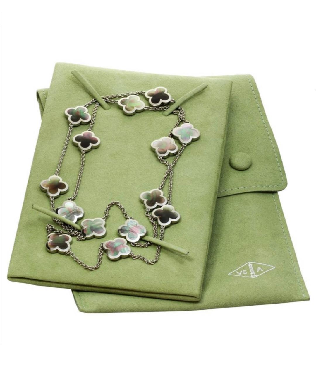 VAN CLEEF & ARPELS Антрацитовое колье из белого золота, фото 6