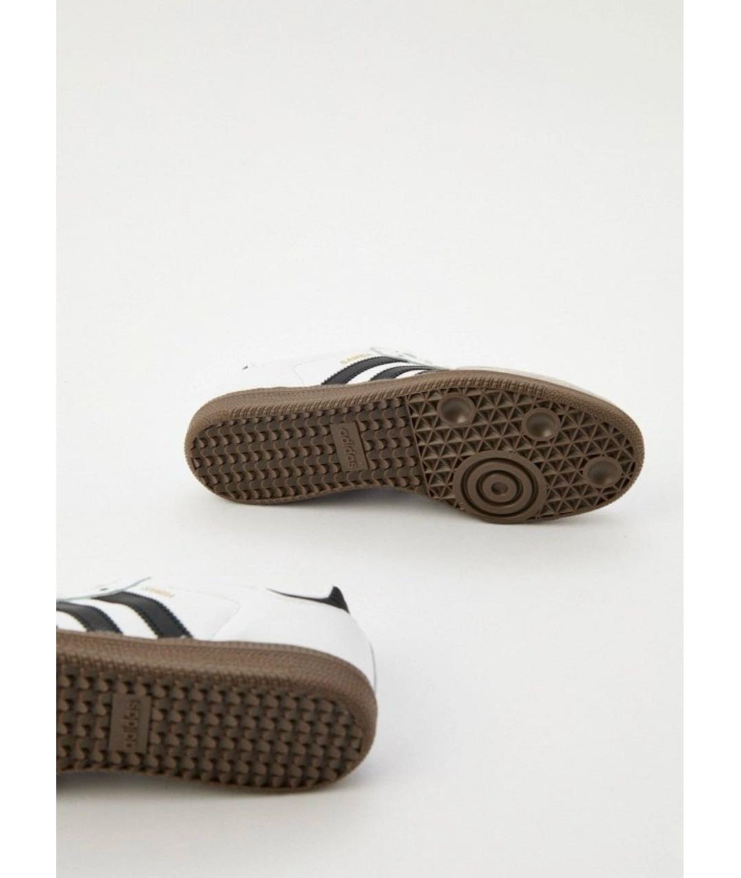 ADIDAS Белые кожаные кеды, фото 5